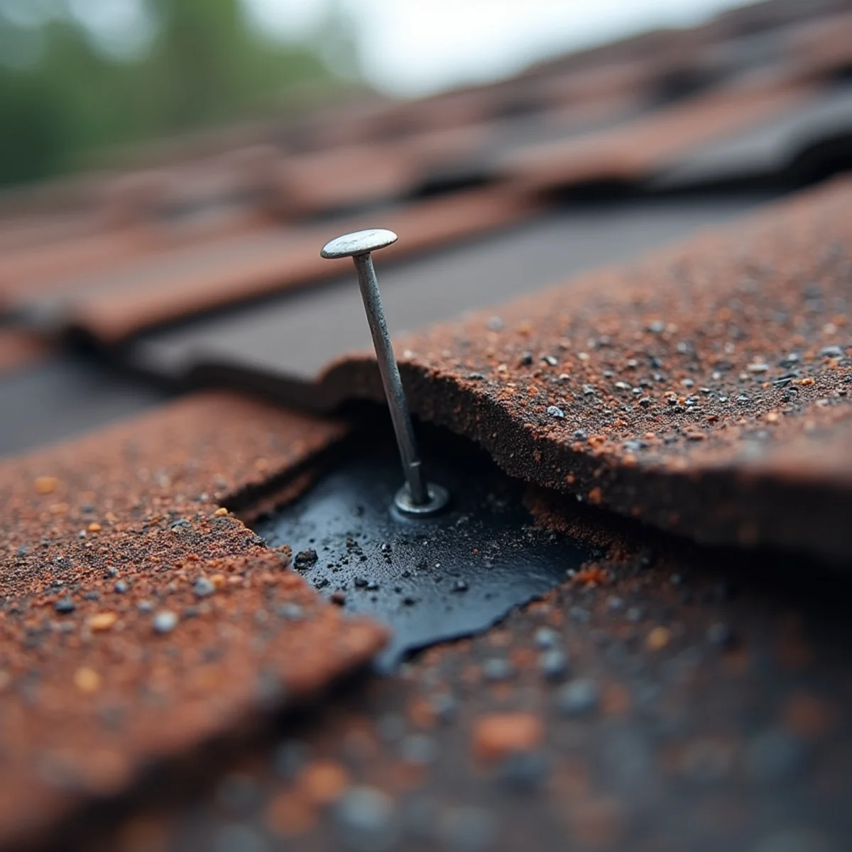 5. Exposed Fasteners and Backed-Out Roofing Nails