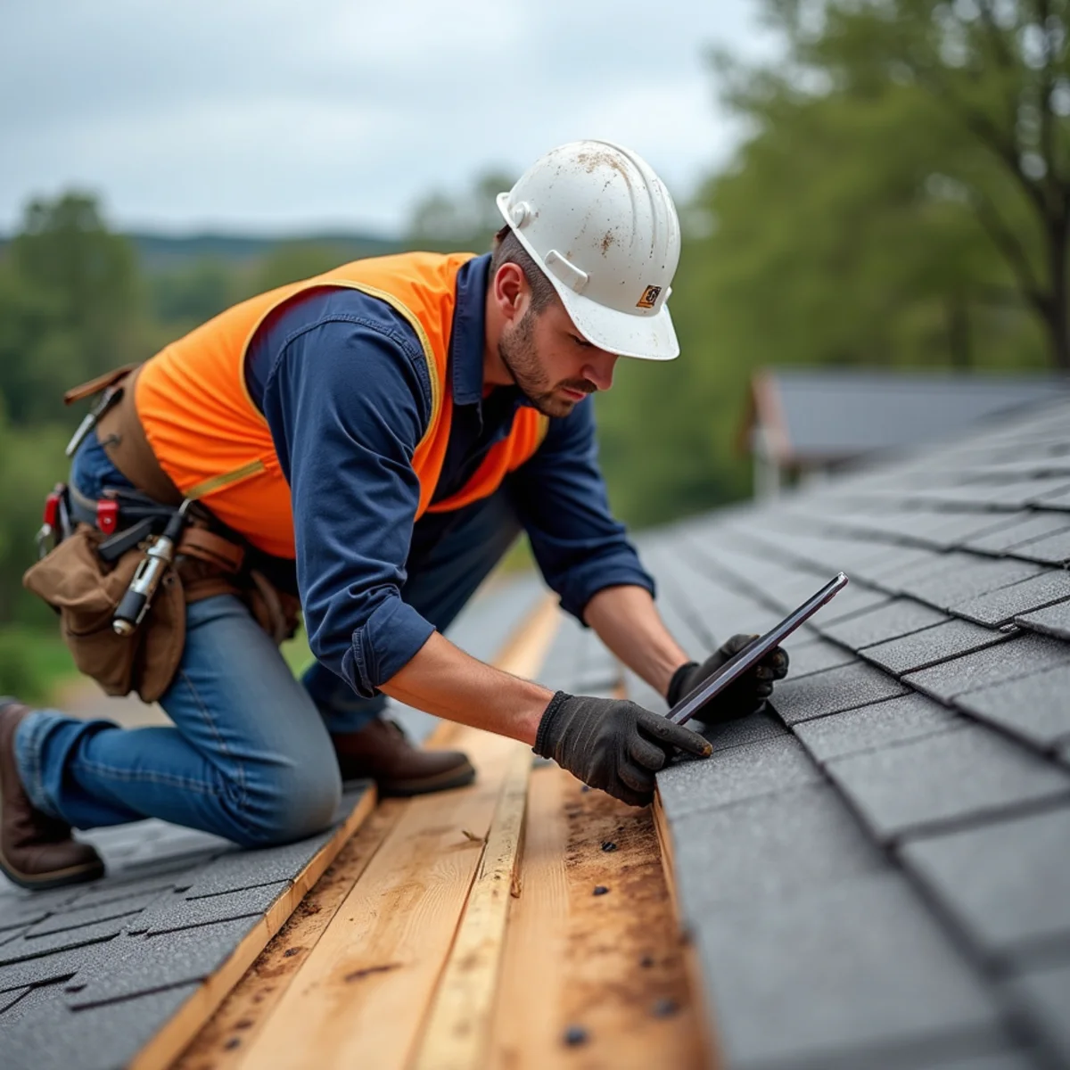 Drip Edge & Flashing Repair roof inspection, decking review and quality control in Little Rock AR