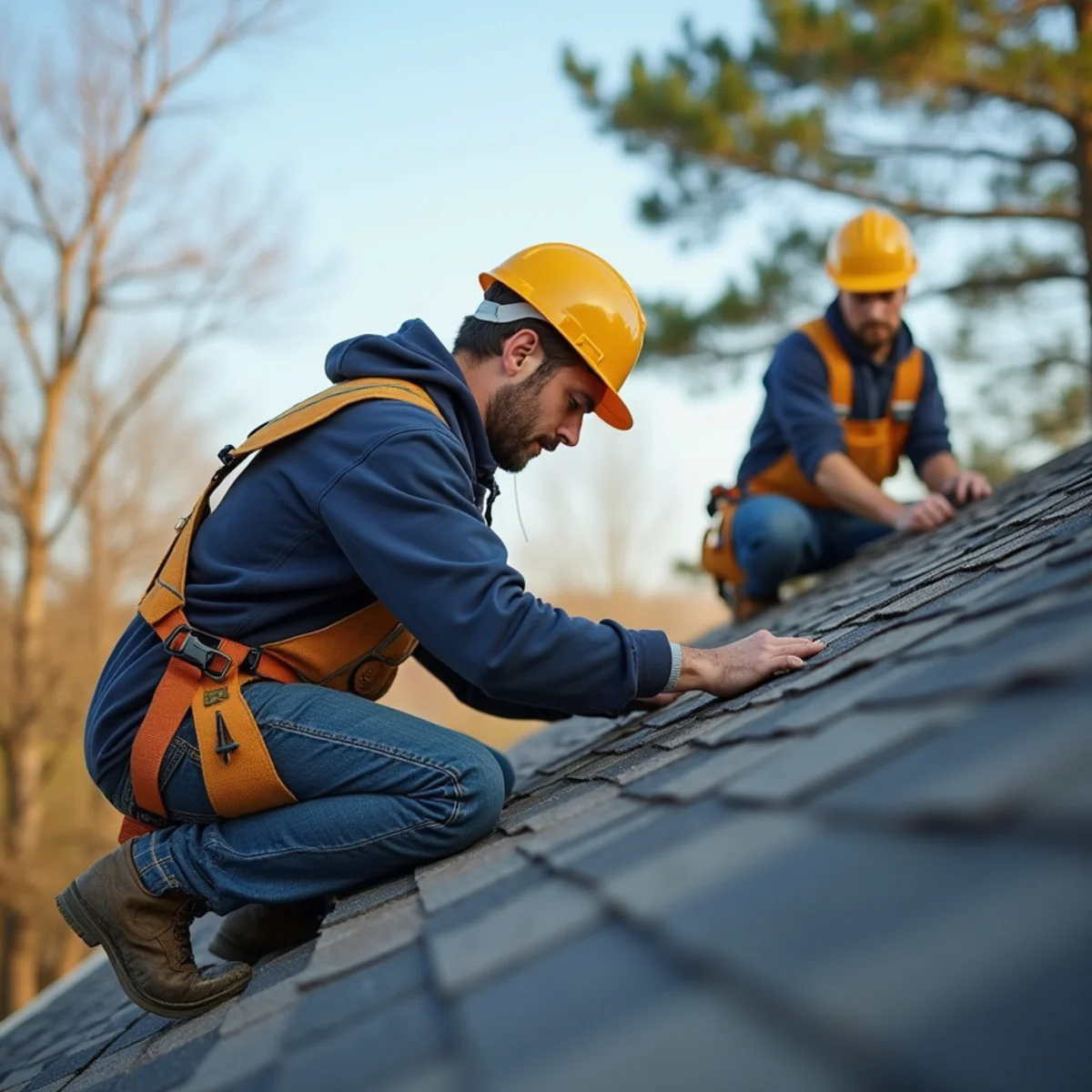 Shingle roof maintenance and replacement on rental duplex in Little Rock AR