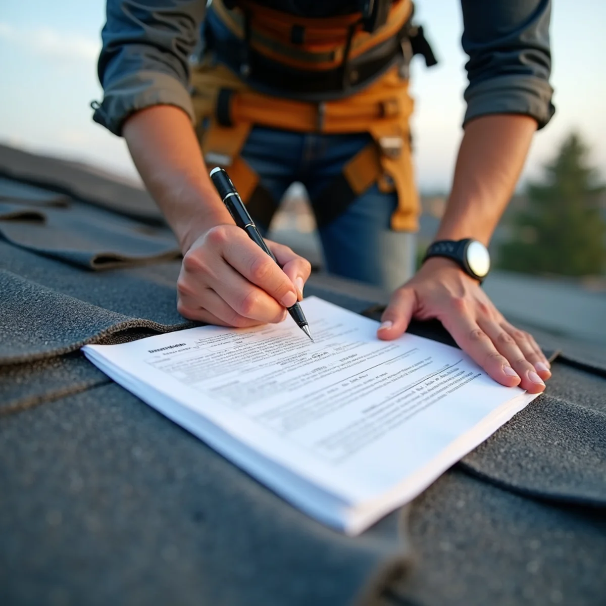 Roof Inspection & Written Report architectural shingle craftsmanship and installation technique in Little Rock AR
