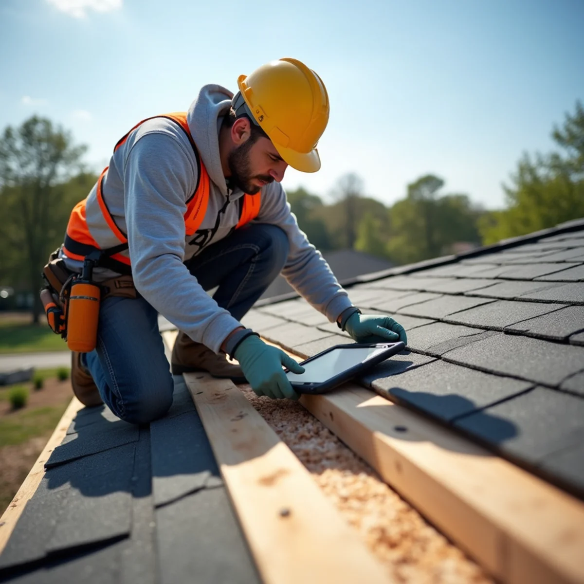 Shingle Roofing Contractor roof inspection, decking review and quality control in Little Rock AR
