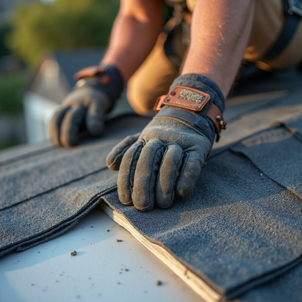 Wind Damage Roof Repair architectural shingle craftsmanship and installation technique in Little Rock AR